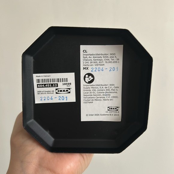 NEW/Unused Black Tea light Lantern for indoor or outdoor 9โ IKEA - Picture 4 of 4